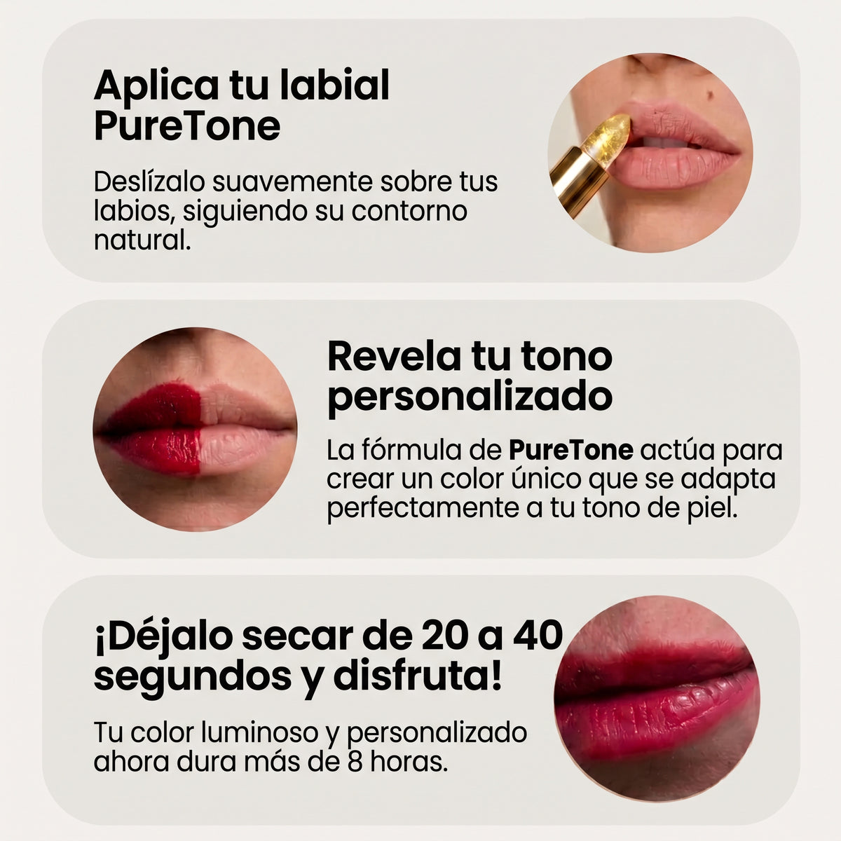 PURETONE™ – LABIAL ADAPTABLE AL PH